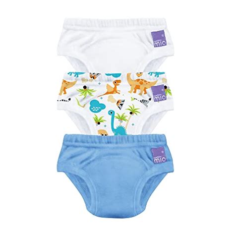 Bambino Mio Lot de 3 culottes d apprentissage de la propreté dinosaure