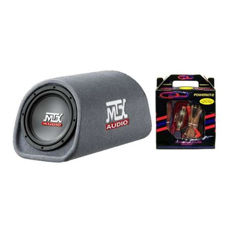 Mtx Audio RT8PT 8 Inch 240W Subwoofer Enclosure Amplified Tube Box With