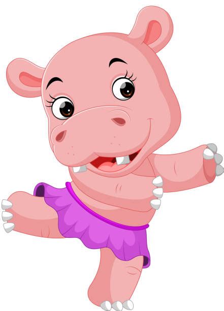 50 Cartoon Hippo Dancing Ballet Stock Illustrations Royalty Free Vector Graphics And Clip Art