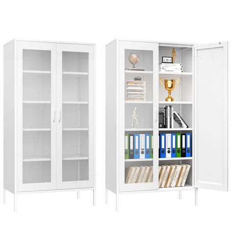 George Oliver Versatile Metal Storage Cabinet for Various Spaces