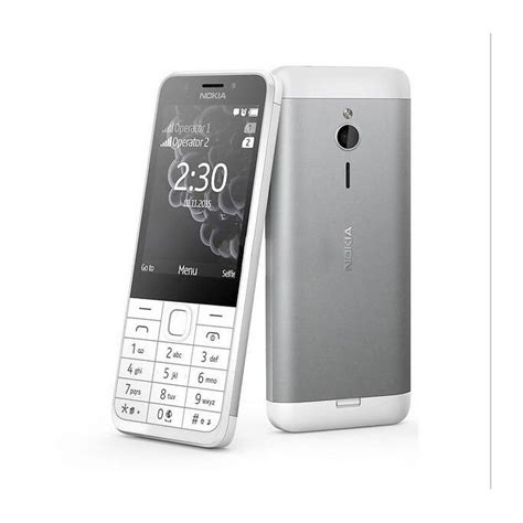 Nokia 230 28 Dual Sim Bluetooth Mobile Phone White（refurbish