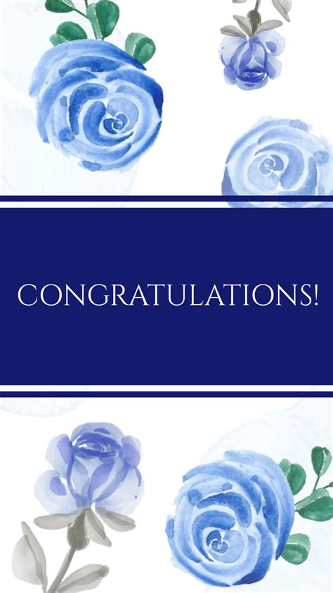 Free Congratulations Templates To Customize Online