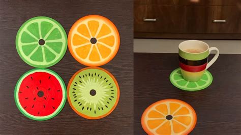 Cd Coasters Tutorial Diy Cd Craft Ideas Fruits Cd Painting Wall