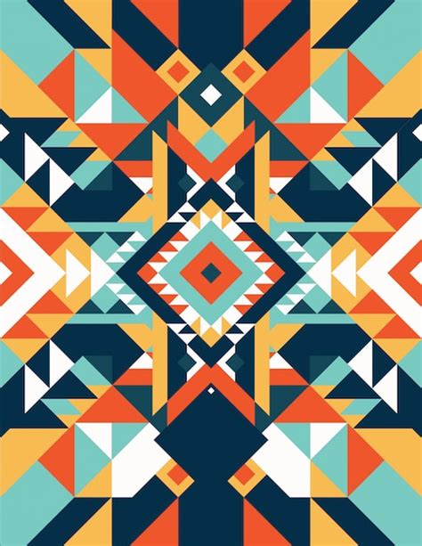 premium vector colorful geometric background