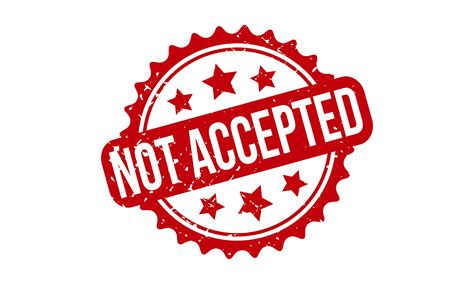 Not Accepted Rubber Stamp Seal Graphic By Mahmudul Hassan Creative