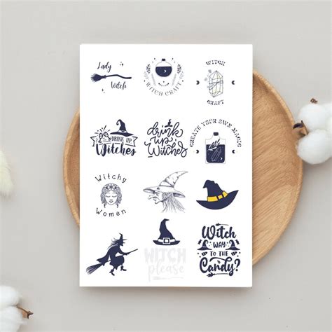 Witches Svg Bundle Witchcraft Svg Bundle Witch Svg Witches Stickers