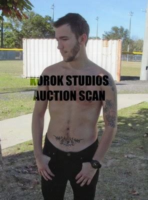 Cute Sexy Tattooed Hunk Brock X Semi Nude Male Beefcake Photo