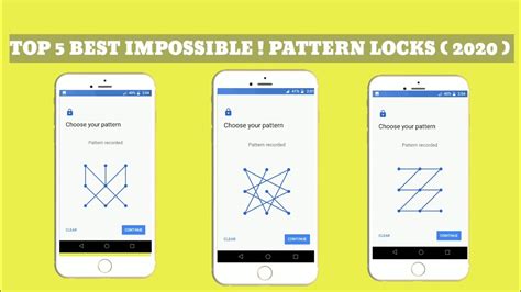 Top Impossible Mobile Pattern Lock Best Mobile Pattern