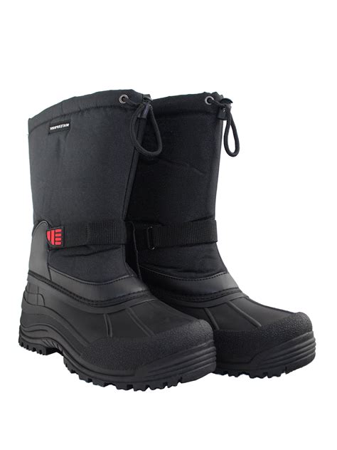 Waterproof Men Winter Boots Insulated Warm Snow Boots Anti-slip Fashion Winter Shoes Outdoor ...