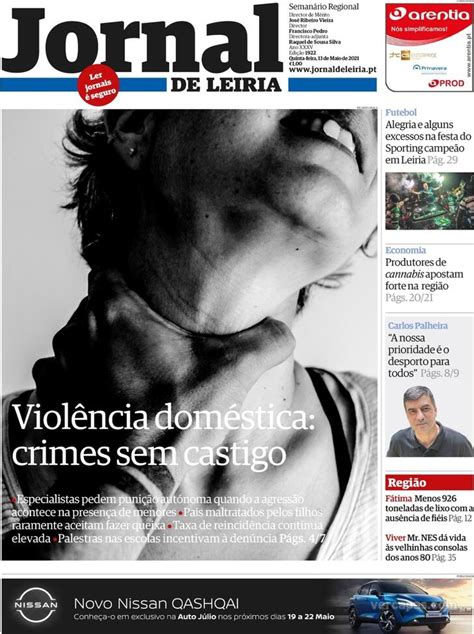 Capa Jornal De Leiria De 2021 05 13