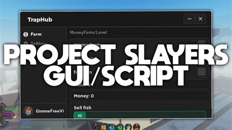 NEW Project Slayers Script Hack GUI Stats OP Auto Farm Inf Spins