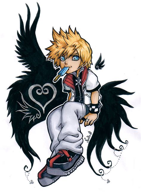 Roxas Kingdom Hearts 2 By Lowenael On Deviantart