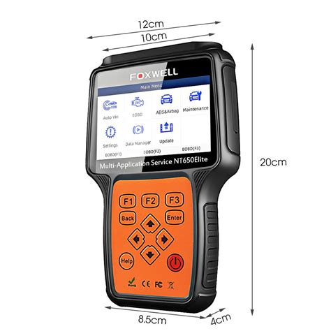 FOXWELL NT650 Elite OBD2 Automotive Scanner With 11 Special Functions