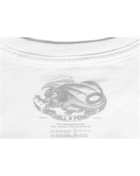 T Shirt Powell Peralta Steve Caballero Dragon Ii White