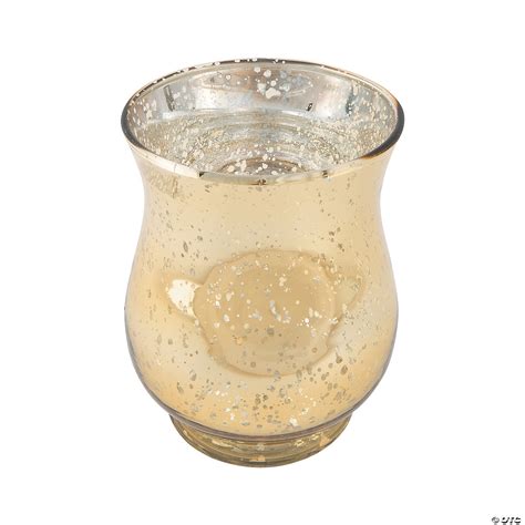 Gold Mercury Hurricane Glasses - 2 Pc. | Oriental Trading