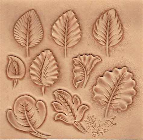 Drawing Western Floral Patterns Pt 4 Broad Leaves Leather Working