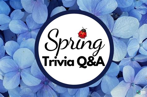 Spring Trivia Questions And Answers Printable Prntbl