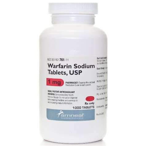 WARFARIN SODIUM 1MG - RX Products