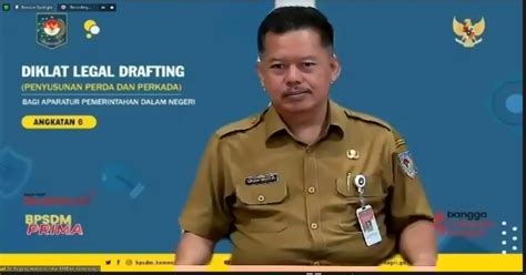 Kepala Bpsdm Kemendagri Ingatkan Penyusunan Perda Dan Perkada Harus