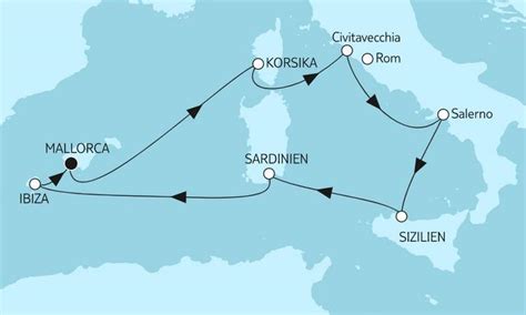 Mein Schiff N Chte Westliches Mittelmeer Mit Salerno