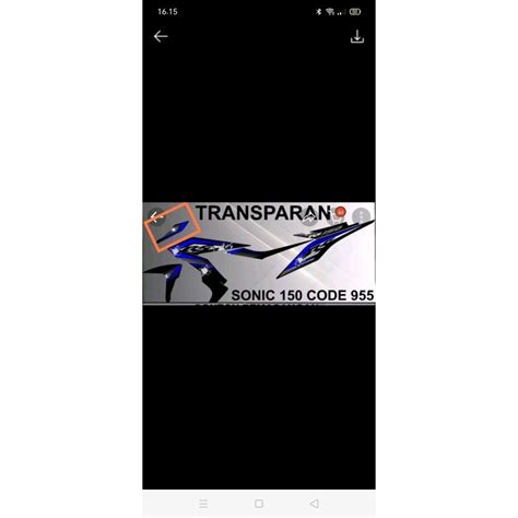 Jual Striping Sonic 150 Fi Transparan Shopee Indonesia