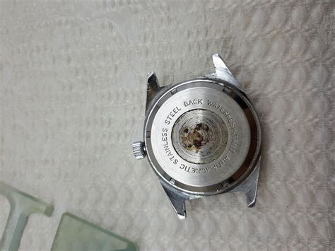 VINTAGE OPEL DE LUXE DATE SWISS MADE WRIST WATCH MENS ROTATE BEZEL