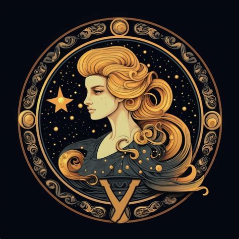 Premium Ai Image Zodiac Sign Of Virgo