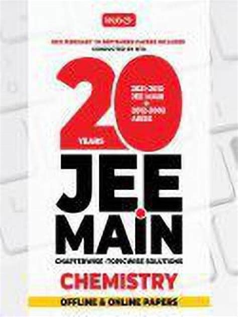 Mtg 20 Years Jee Main Chapterwise Topicwise Solutions Chemistry Best