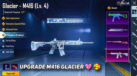 Finally Upgrade M416 Glacier M416glacier Upgrade To Lvl 4 M416