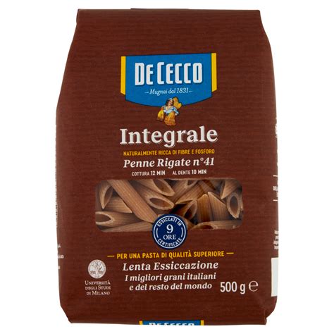 De Cecco Integrale Penne Rigate N 41 500 G Carrefour