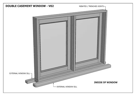 Double Casement Windows V02 - EzeBuilt