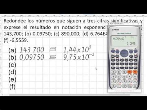 Redondeo Y Cifras Significativas Ejercicio Resuelto Youtube Mobile