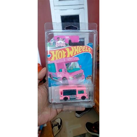 Jual Hot Wheels Barbie Dream Camper Pink Anggap Loose Free Protektor