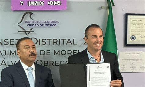 Carlos Orvañanos Recibe Constancia Como Alcalde Electo De Cuajimalpa