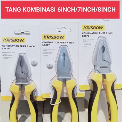 Jual Tang Kombinasi Combination Plier Inch Krisbow Inch