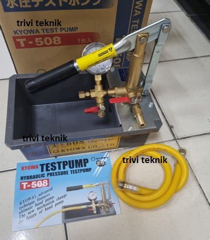 Jual Test Pump Manual Kyowa T Hydrolic Water Pressure Tes Tekanan