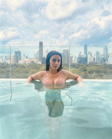 Wink Girl Priya Prakash Varrier In Bikini Look From Thailand Vacation