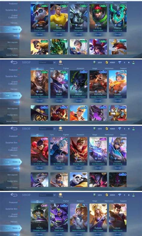 263 NEAR MAXED EMBLEMS SKINS 112 HEROES 88 EPIC GUSION EPIC