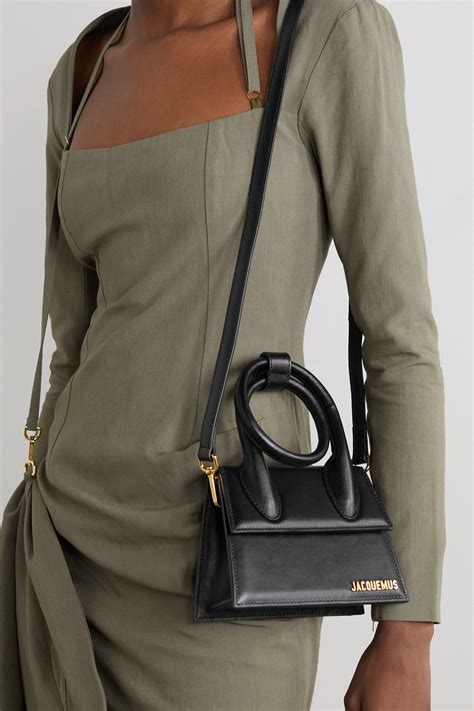 Jacquemus Le Chiquito Noeud Leather Shoulder Bag Jacquemus Leather