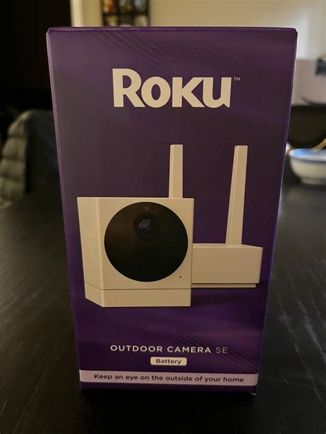 Roku Smart Home Outdoor Camera Se Wi Fi Connected Security