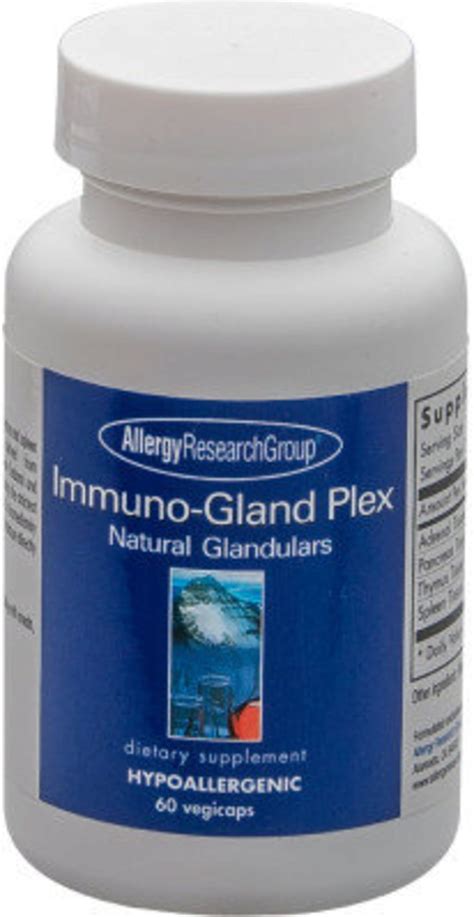 Immuno Gland Plex G Lules Veg Allergy Research Group Vitalabo