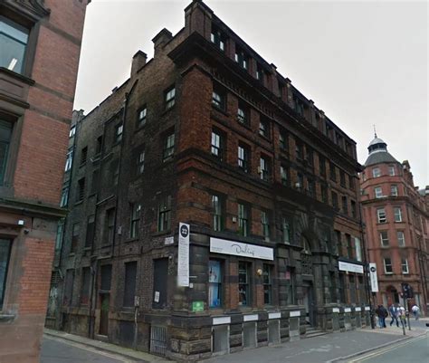 Blackened Buildings Of Manchester Before The Clean Air Act Manchester