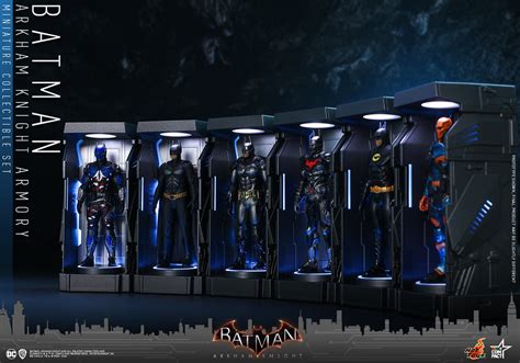 Hot Toys VGMC VGMC 蝙蝠俠阿卡漢騎士蝙蝠俠戰衣格納庫迷你收藏 Batman Armory