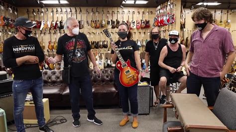 Joe Bonamassa And The Norm Crew Send Off The Slash Guitar To The Winner Normans Rare Guitars