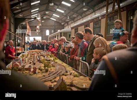 Model train exhibition Stock Photo - Alamy