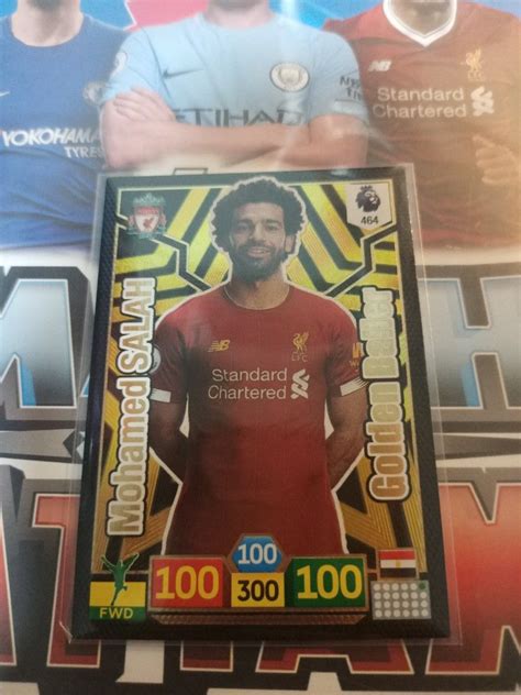 Mohamed Salah Panini Adrenalyn Golden Baller Match Attax Limited