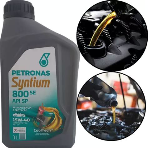 1 Litro Óleo Semi sintético 15w40 Petronas Syntium 800 Se