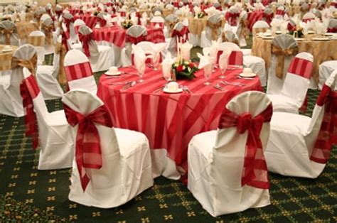 The Best Wedding Decorations: Red Wedding Decoration Themes