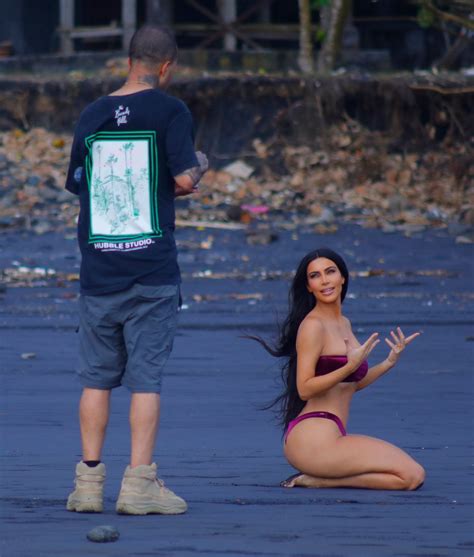 Kim Kardashian Bikini Candids Photoshoot In Bali Celebmafia