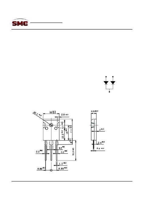 40CPQ060 Datasheet 1 5 Pages SMC SCHOTTKY RECTIFIER